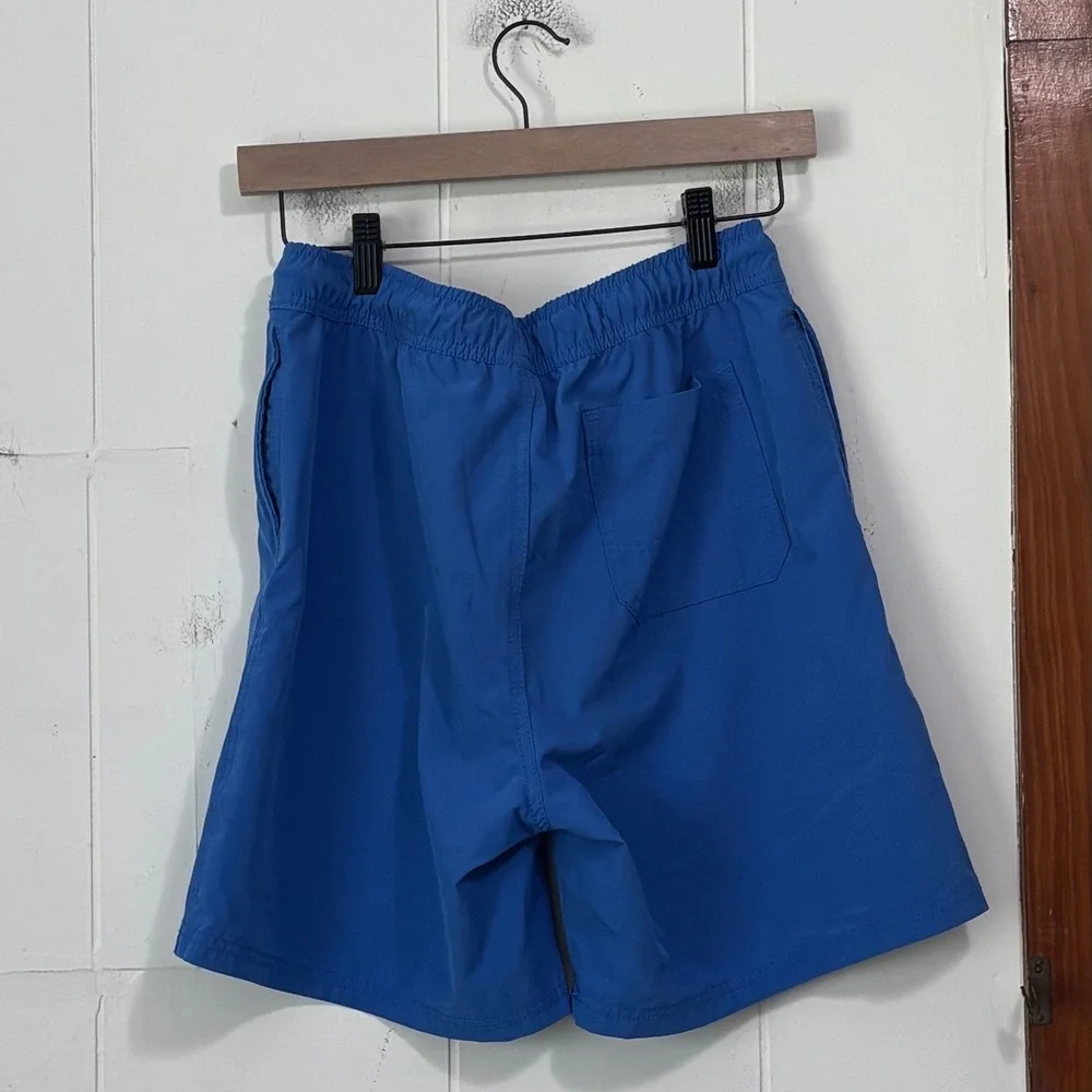 Cat & Jack Boys Blue Swim Trunks Board Shorts XXL 16/18 Elastic Waist Drawstring
